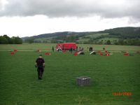 Kreiszeltlager Jugendfeuerwehr 2007 Aufbau 01